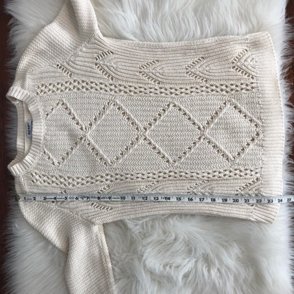 Old Navy Cream Cozy Chunky Pullover Sweater - Picture 5 of 5